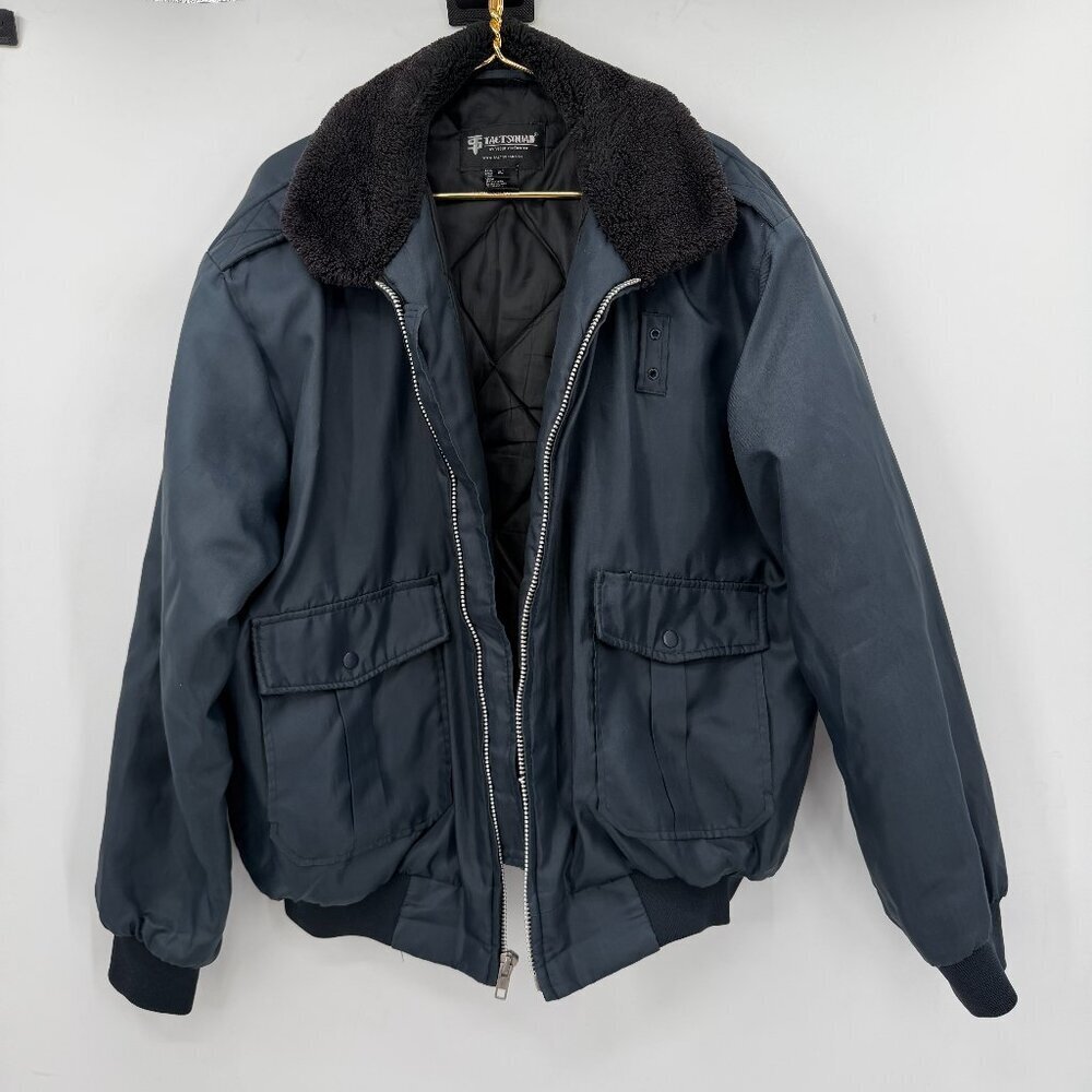 Tact Squad Men’s Nylon Police Bomber J Insulated Winter Jacket Size XL